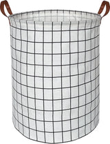 Panier à Linge Pliable en Canvas & Lin
