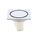 AquaPur Bonde de Sol en Laiton 4” – Vidange Douche Anti-Odeurs avec Valve et Finition Polie