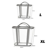 Panier à Linge Pliable Grande Capacité en Maille Respirante