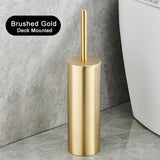NoirÉlite – Brosse WC Murale en Acier Inoxydable Premium