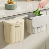 Poubelle Murale Compacte 3-en-1 avec Couvercle Hermétique – 8.5L / 12L | Gain de Place &Anti-Odeurs