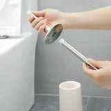 Brosse WC Design Scandinave GoldMinimal – Ensemble avec Support Élégant