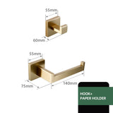 Ensemble d’Accessoires de Salle de Bain ModernSteel – Kit Complet en Acier Inoxydable Brossé