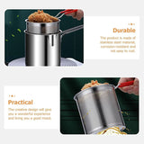 CrispMaster – Set de Friture Profonde en Acier Inoxydable 304 Économiseur d’Huile
