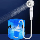 AquaFlex Smart – Douche Portable Rechargeable avec Pompe et Contrôle Digital
