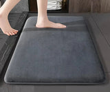 VelouraDry – Tapis de Bain Ultra Absorbant en Velours Corail Antidérapant