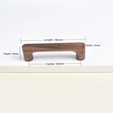 Houten Meubelknop – Beuken- of Walnoothout | Schattig Design | Inclusief Schroeven