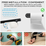Set de Salle de Bain EasyStick en Acier Inoxydable – Porte-Serviettes et Accessoires Auto-Adhésifs