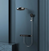 Colonne de douche thermostatique encastrée en laiton – Ensemble haut de gamme avec pomme de douche effet pluie