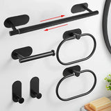Set de Salle de Bain EasyStick en Acier Inoxydable – Porte-Serviettes et Accessoires Auto-Adhésifs