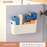Organisateur de Porte Multifonction sans Perçage – Support de Rangement pour Épices, Films Alimentaires et Accessoires