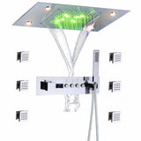 Mitigeur thermostatique de douche avec affichage LED