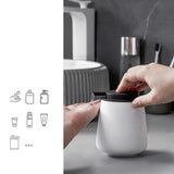 PureCeram – Distributeur de Savon en Céramique 300 ml Élégant et Rechargeable
