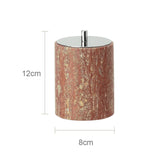Ensemble de Salle de Bain Travertin Rouge