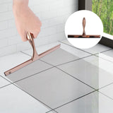 Raclette Vitres Multi-Surfaces CrystalClean Inox – Nettoyage Sans Traces pour Salle de Bain, Cuisine et Voiture