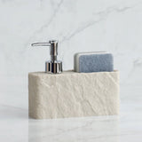StoneStyle Distributeur de Savon avec Support Éponge