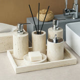 Ensemble de Salle de Bain Travertin Beige