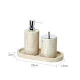 Ensemble de Salle de Bain Travertin Beige