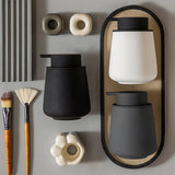 PureCeram – Distributeur de Savon en Céramique 300 ml Élégant et Rechargeable