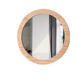 Miroir Mural Nordic Wood – Miroir en Verre avec Cadre en Bois Naturel