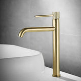 Robinet de Lavabo Moderne en Laiton Mat Noir– Élégance, Confort et Durabilité