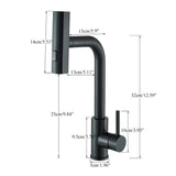 Robinet de Cuisine Extractible SteelFlex Gun Grey