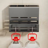 Support Mural pour Couteaux avec Rangement Planche à Découper – Étagère de Cuisine en Acier Inoxydable