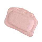 Coussin de Bain Luxe SoftRelax – Appui-Tête Spa Antidérapant en Rose