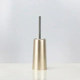 Brosse WC Design Scandinave GoldMinimal – Ensemble avec Support Élégant