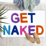 Tapis de Bain Antidérapant Microfibre SoftShag “Get Naked”