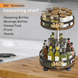 TurnEase – Organisateur de Cuisine Rotatif 360° pour Épices et Accessoires