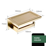 Ensemble d’Accessoires de Salle de Bain ModernSteel – Kit Complet en Acier Inoxydable Brossé