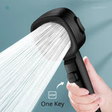 AquaFlow – Pommeau de Douche Haute Pression 3 Modes, Éco-responsable