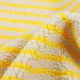 Tissu Polaire Premium Jacquard Rayé – Fleece Doux et Respirant pour Couture Créative et Vêtements Enfants