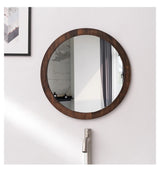 Miroir Mural Nordic Wood – Miroir en Verre avec Cadre en Bois Naturel