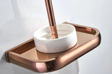 ÉléganceRose Porte-Brosse WC Premium