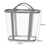 Panier à Linge Pliable Grande Capacité en Maille Respirante