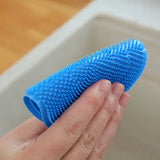 ScrubFlex Duo – Brosse Vaisselle en Silicone &amp; Éponge Multifonction Hygiénique