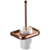 ÉléganceRose Porte-Brosse WC Premium