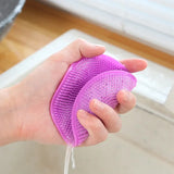 ScrubFlex Duo – Brosse Vaisselle en Silicone &amp; Éponge Multifonction Hygiénique