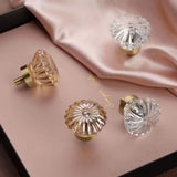 Bouton de Meuble Cristal Éclat Champagne