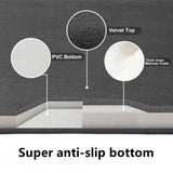 VelouraDry – Tapis de Bain Ultra Absorbant en Velours Corail Antidérapant