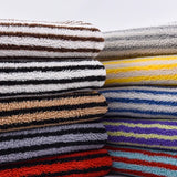 Tissu Polaire Premium Jacquard Rayé – Fleece Doux et Respirant pour Couture Créative et Vêtements Enfants
