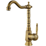 Mitigeur Lavabo Antique Pivotant 360° – Cuisine et Salle de Bain – Eau Chaude & Froide
