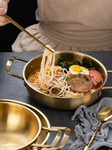 ChefSteel – Poêle en Acier Inoxydable pour Sauces &amp; Paella avec Poignée