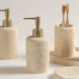 Set de Salle de Bain en Travertin Élégance Travertin