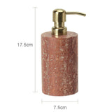 Ensemble de Salle de Bain Travertin Rouge