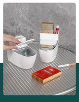 Cendrier Mural Compact – Hygiénique et Pratique pour Salle de Bain, Toilettes et Bureau