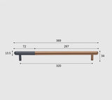 Modern Meubelhandvat – Aluminiumlegering | Diverse Maten | Inclusief Schroeven