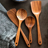 WoodEase – Set de Cuisine en Bois avec Seau de Rangement